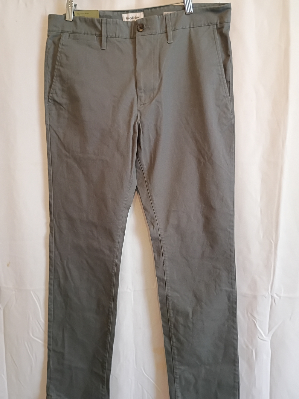 Goodfellow & Co Men's Gray Slim Chino Pants Size 34x32